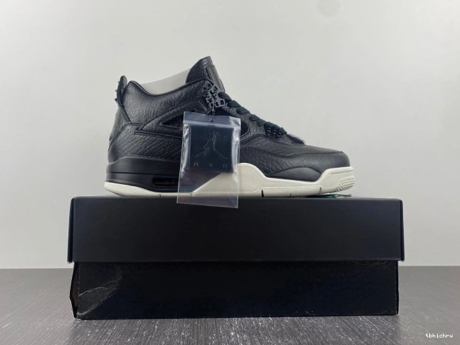 Reps TBkick Black 4 Pony 819139-010 Jordan Retro Hair 0629